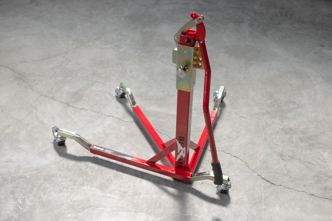 Bursig Center Stand Bike Lift | Sport Bike Powder Coating